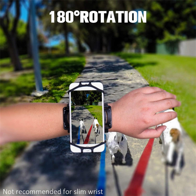 Rotating Arm With Mobile Phone Rack Sports Equipment Arm Bag Creative Outdoor Running Fitness Mobile Phone Bracket, Wrist, Arm
