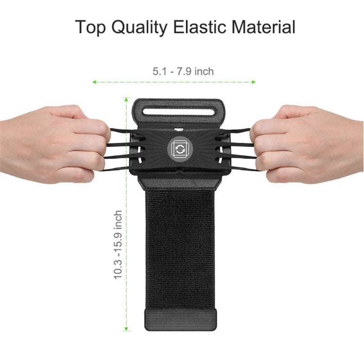 Rotating Arm With Mobile Phone Rack Sports Equipment Arm Bag Creative Outdoor Running Fitness Mobile Phone Bracket, Wrist, Arm