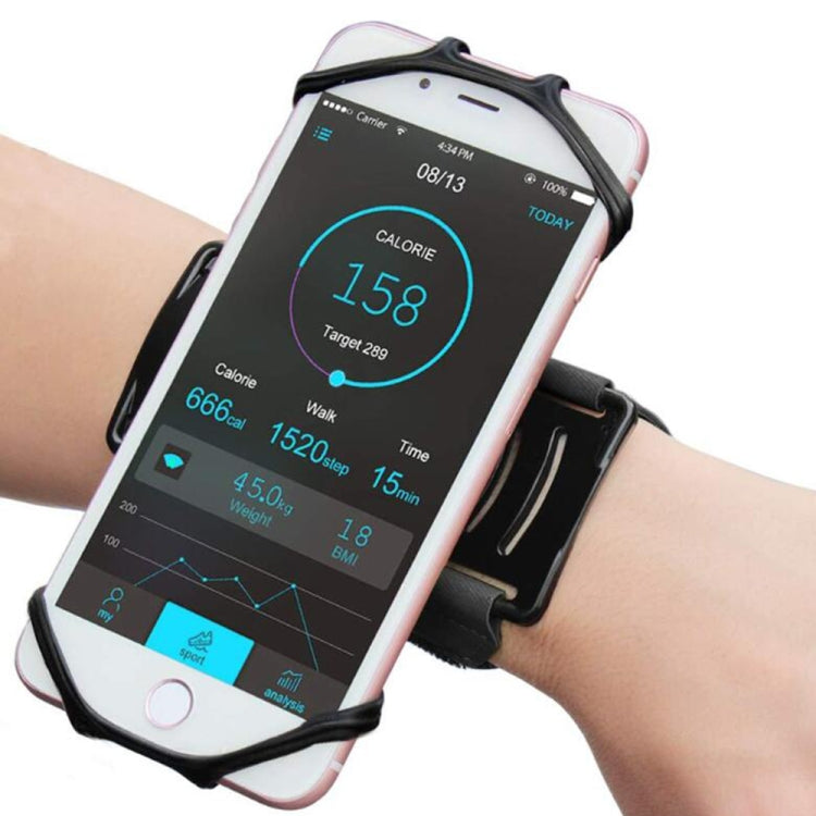 Rotating Arm With Mobile Phone Rack Sports Equipment Arm Bag Creative Outdoor Running Fitness Mobile Phone Bracket, Wrist, Arm