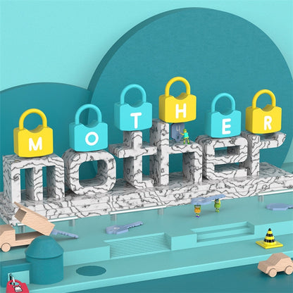 Children Alphanumeric and Number Matching Lock Early Educational Toys, Random Style Delivery, 3 PCS, 4 PCS, 6 PCS, 8 PCS, 10 PCS
