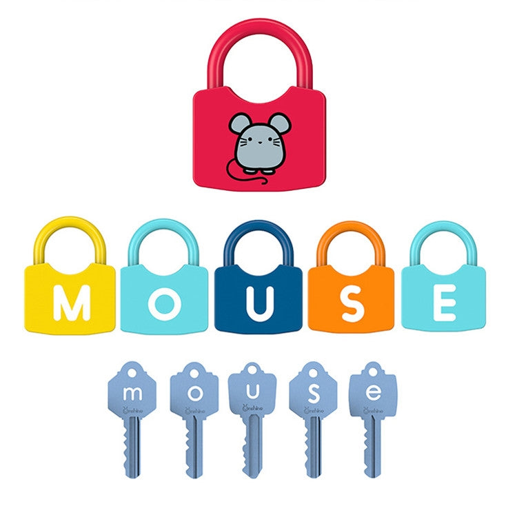 Children Alphanumeric and Number Matching Lock Early Educational Toys, Random Style Delivery, 3 PCS, 4 PCS, 6 PCS, 8 PCS, 10 PCS