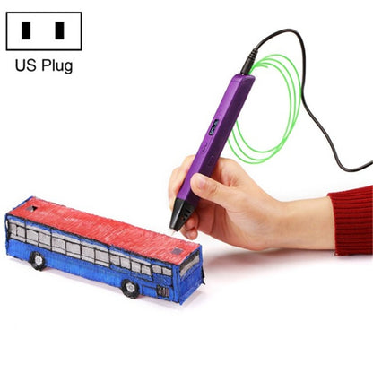Bolígrafo de impresión 3D RP800A para niños, juguetes educativos, enchufes AU, US, UK y EU