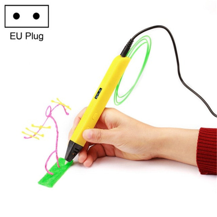 Bolígrafo de impresión 3D RP800A para niños, juguetes educativos, enchufes AU, US, UK y EU