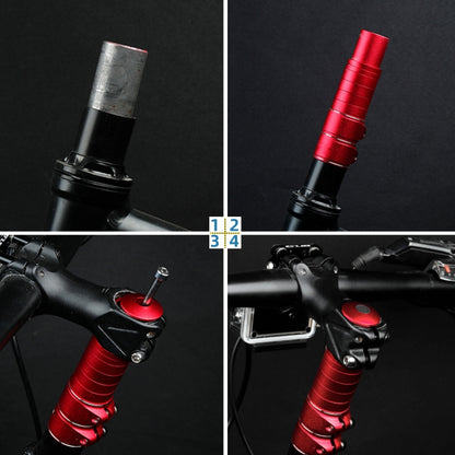 Rehausseur de guidon de VTT FMFXTR en alliage d'aluminium, noir 8,5 cm, rouge 8,5 cm, bleu 8,5 cm, rouge 11,4 cm, bleu 11,4 cm, noir 11,4 cm, noir 14,4 cm, rouge 14,4 cm, bleu 14,4 cm, noir 17,5 cm, 17,5 cm