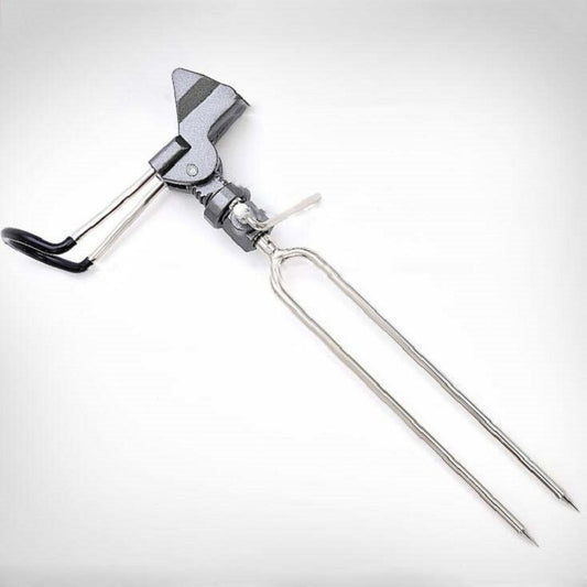 Stainless Steel Fishing Bracket Throwing Rod Sea Rod Hand Rod Fishing Rod Bracket, B Gray