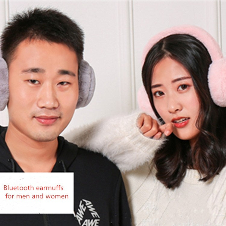 Cache-oreilles Bluetooth Hiver Peluche Coupe-vent Hommes et Femmes