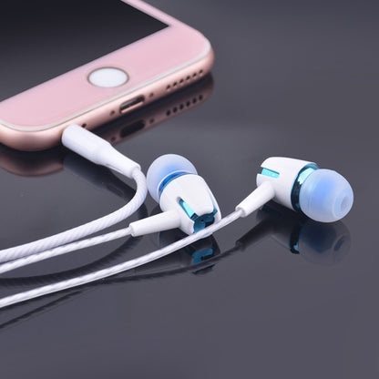 Écouteurs filaires 3,5 mm Stéréo Métal Basse avec micro pour smartphone