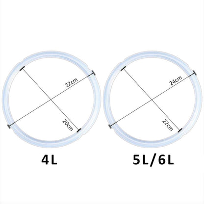 Joint en silicone de rechange pour cocotte-minute électrique, taille : 20x22cm, taille : 22x24cm