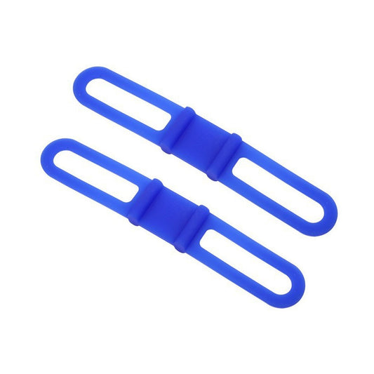 5 PIÈCES Sangle en Silicone Lampe Torche de Vélo de Montagne/Route Phare de Téléphone Bande Élastique Support de Phare de Bicyclette