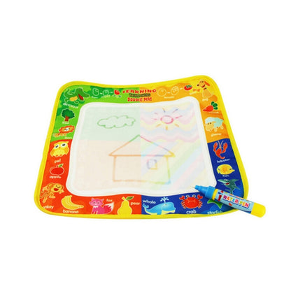Tableau magique 3 pièces pour écriture à l'eau, pliable, avec stylo, pour enfants, taille : 29 cm x 29 cm