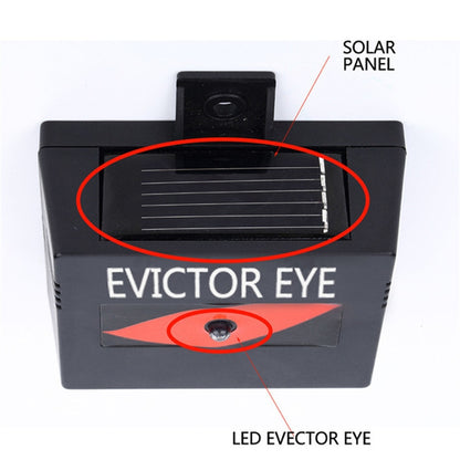 2 Pcs/Pack Solar Repeller Ranch Farm Wild Hawkeye Animal Repeller