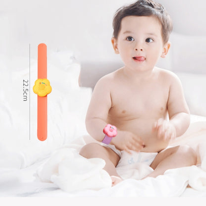 4 PCS Outdoor Portable Cartoon Mosquito Repellent Bracelet Anti-mosquito Snap Ring, Popular Fruits