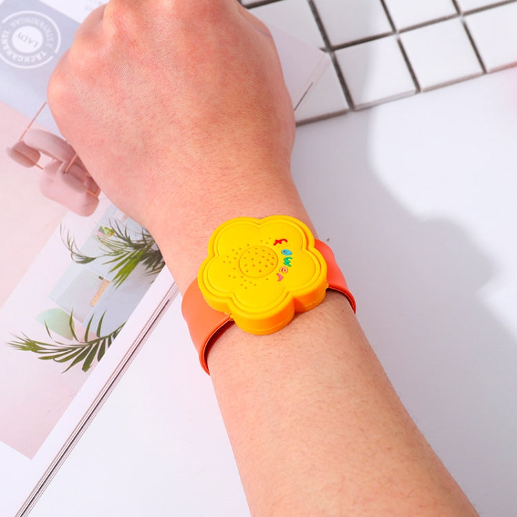 4 PCS Outdoor Portable Cartoon Mosquito Repellent Bracelet Anti-mosquito Snap Ring, Popular Fruits