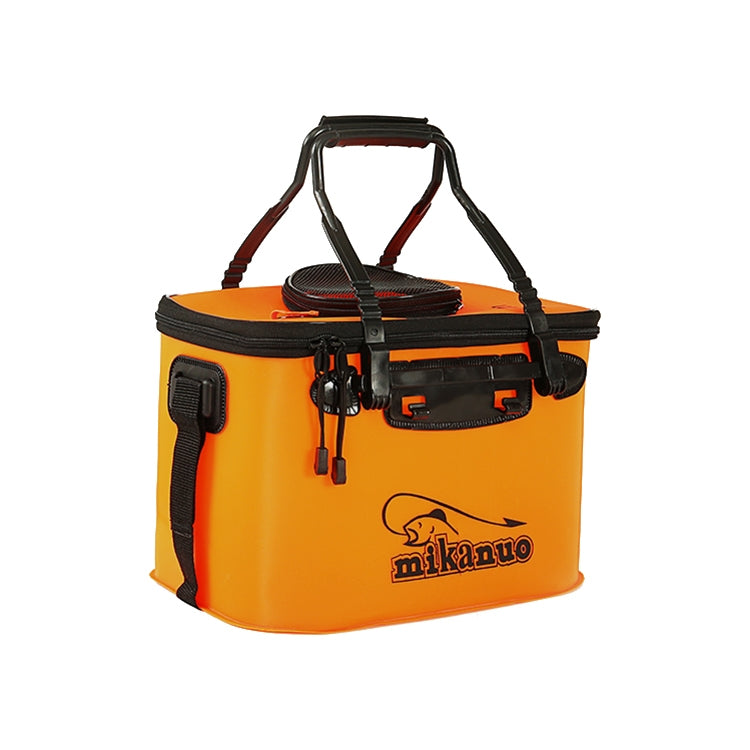 Thickened Multifunctional Folding Live Fish Box Fishing Bucket, 35 cm (with Handle without Side Pockets), 50 cm (with Handle and Side Pocket)