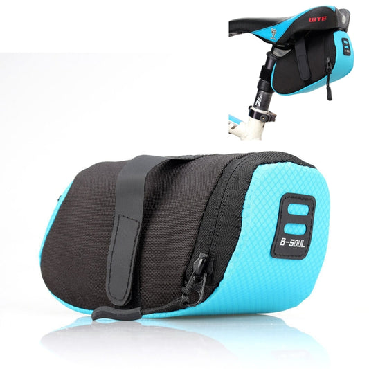 3 couleurs Nylon Vélo Sac Vélo Imperméable Rangement Selle Sac Vélo Queue Arrière Pochette Sac