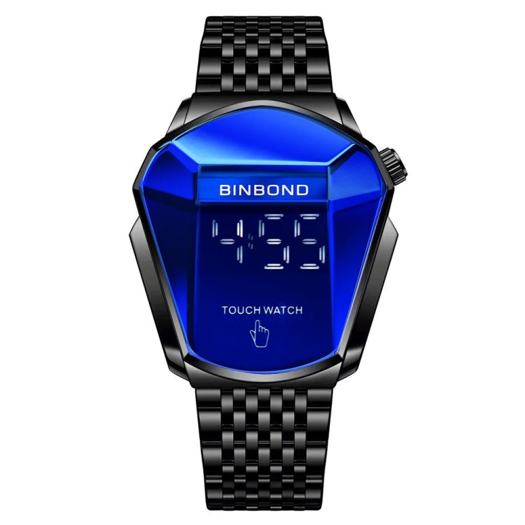 Montre BINBOND Locomotive Concept Tactile Ceinture Acier Homme Technologie Noire Vivante, Tactile Or Entier Bleu, Tactile Acier Bleu Bleu, Tactile Acier Noir Bleu, Tactile Acier Blanc Bleu