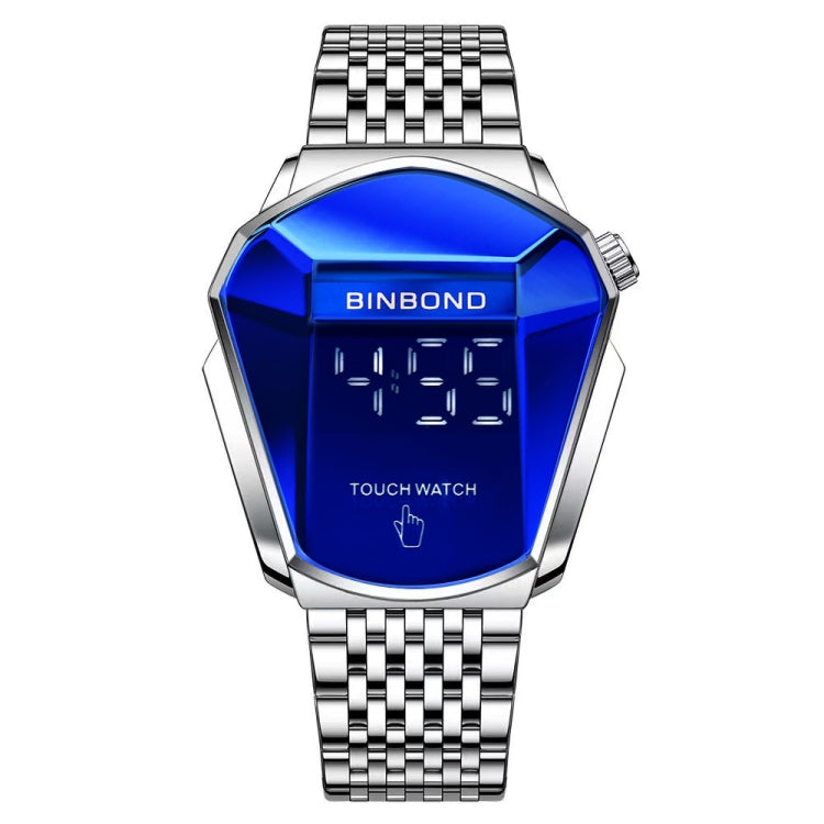 Montre BINBOND Locomotive Concept Tactile Ceinture Acier Homme Technologie Noire Vivante, Tactile Or Entier Bleu, Tactile Acier Bleu Bleu, Tactile Acier Noir Bleu, Tactile Acier Blanc Bleu