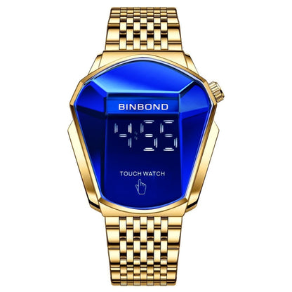 Montre BINBOND Locomotive Concept Tactile Ceinture Acier Homme Technologie Noire Vivante, Tactile Or Entier Bleu, Tactile Acier Bleu Bleu, Tactile Acier Noir Bleu, Tactile Acier Blanc Bleu