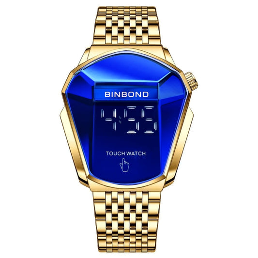 BINBOND Locomotive Concept Touch Screen Steel Belt Watch Men Live Black Technology Watch, Touch Screen Full Gold Blue, Touch Screen Blue Steel Blue, Touch Screen Black Steel Blue, Touch Screen White Steel Blue