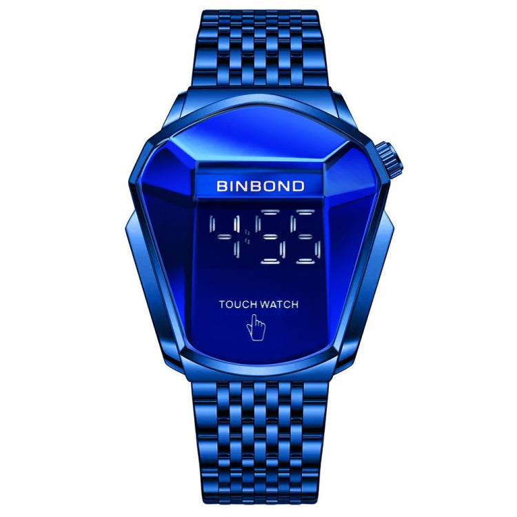 Montre BINBOND Locomotive Concept Tactile Ceinture Acier Homme Technologie Noire Vivante, Tactile Or Entier Bleu, Tactile Acier Bleu Bleu, Tactile Acier Noir Bleu, Tactile Acier Blanc Bleu