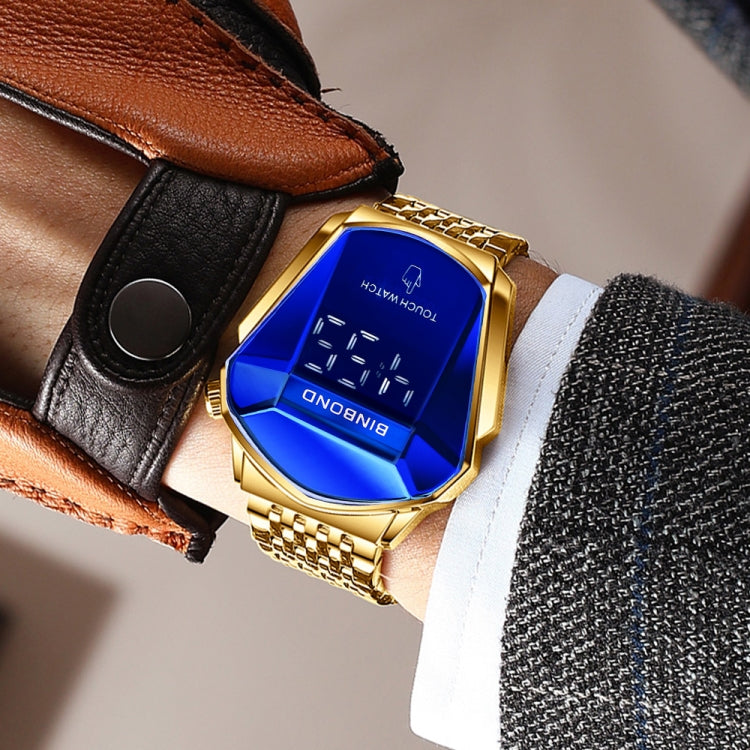 Montre BINBOND Locomotive Concept Tactile Ceinture Acier Homme Technologie Noire Vivante, Tactile Or Entier Bleu, Tactile Acier Bleu Bleu, Tactile Acier Noir Bleu, Tactile Acier Blanc Bleu