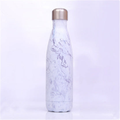 Thermal Cup Vacuum Flask Heat Water Bottle Portable Stainless Steel Sports Kettle, 500ml
