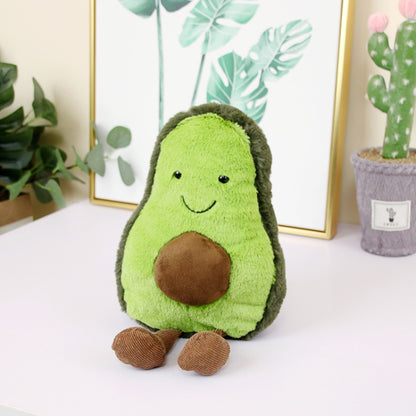 Mignonne Bande Dessinée Avocat Peluche Oreiller Jouet 22~45Cm Avocat Avec Pieds Enfants Fruit Avocat Peluche Oreiller Jouet Cadeau pour Enfant