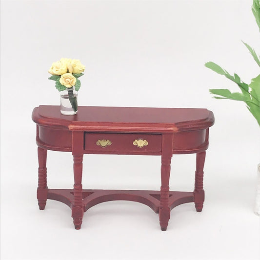 3 Pcs Bureau de Maison de Poupée Mini Meubles de Salon Jouets pour Enfants, Bureau de Maison