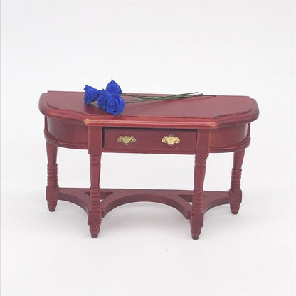 3 Pcs Bureau de Maison de Poupée Mini Meubles de Salon Jouets pour Enfants, Bureau de Maison