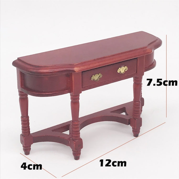 3 Pcs Bureau de Maison de Poupée Mini Meubles de Salon Jouets pour Enfants, Bureau de Maison