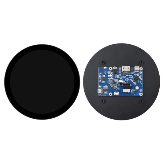 Waveshare 1080x1080 IPS Optically Bonded 5-Inch HDMI Circular 10-Point Touch Screen, 5 inch IPS