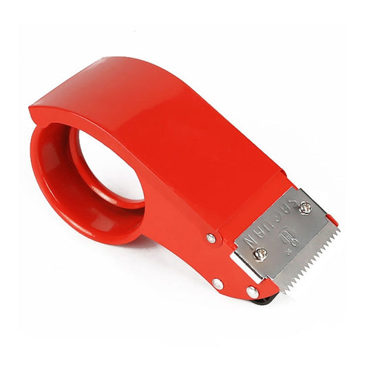 Dérouleur de ruban adhésif pour carton, distributeur de ruban adhésif avec cutter en fer de 2 pouces (48 mm)