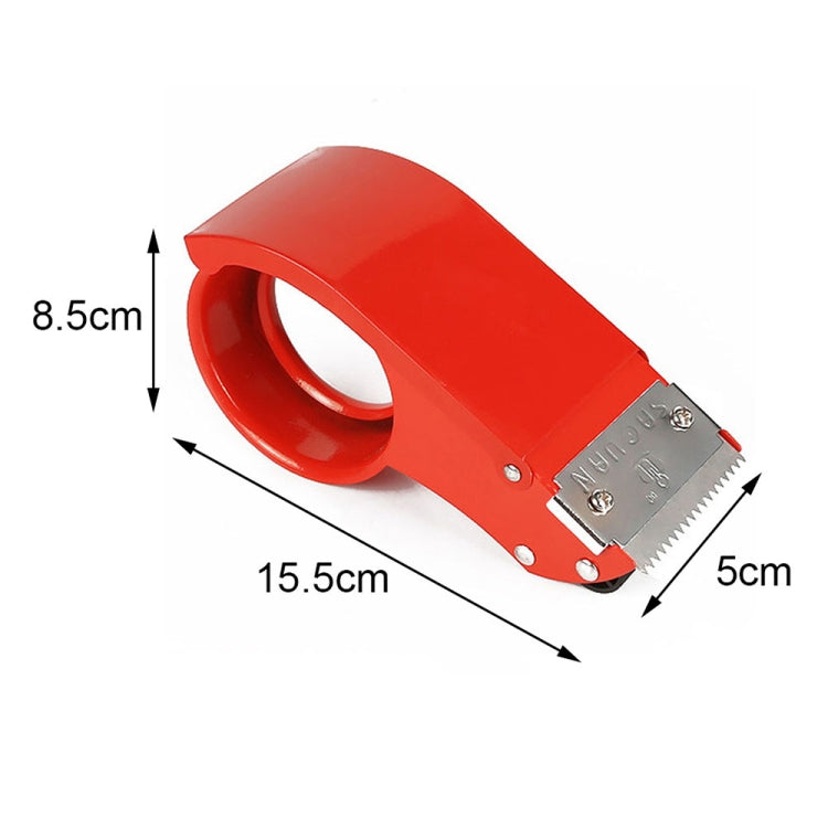 Carton Baler Device Cutter Sealing Machine Tape Dispenser Sealer Holder, 2-inch iron cutter (48mm)