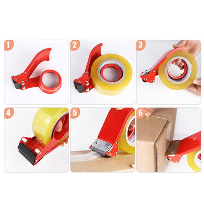 Carton Baler Device Cutter Sealing Machine Tape Dispenser Sealer Holder, 2-inch iron cutter (48mm)