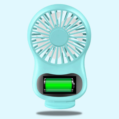 Ventilateur multifonctionnel avec horloge, petit ventilateur de bureau créatif, mini ventilateur USB, blanc, rose, bleu