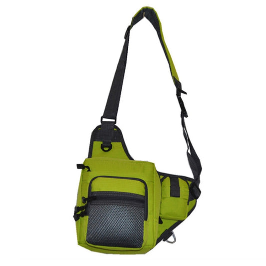 Outdoor Fishing Supplies Oxford Cloth Tricolor Fishing Crossbody Bag
