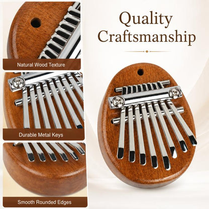 8-Note Thumb Piano Mini Carimba Instrument