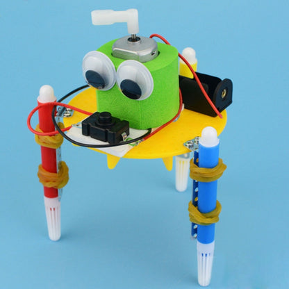 Jouet de Peinture pour Enfants Robot DIY Puzzle Solaire, Jouet Solaire Puzzle