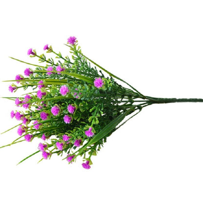 5 Branches Simulation Plastic Starry Rose Simulation Bouquet Home Decoration Flower