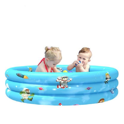 Piscine gonflable ronde à trois anneaux pour enfants, utilisation intérieure et extérieure, piscine à balles, 90 x 30 cm, 110 x 30 cm