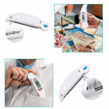 Folding Meat Thermometer Digital Kitchen Thermometer Food Cooking BBQ Probe