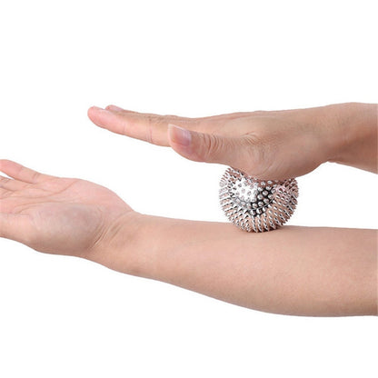1 Pair Magnetic Massage Ball Relax Muscle Finger Plantar Pressure Massage Stab Ball, 3.2cm, 4.7cm, 5.6cm