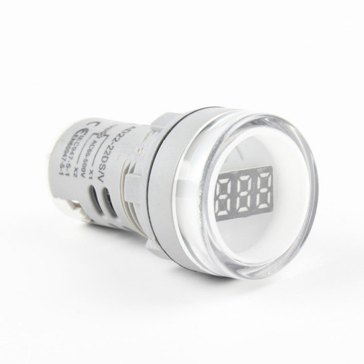 AD16-22DSV  Mini Digital Display 60-500V General Indicator AC Voltmeter, Open Hole: 22mm, 60-500V Yellow, 60-500V Blue, 60-500V White, 60-500V Red, 60-500V Green