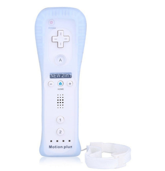 2 en 1 poignée droite avec accéléromètre intégré pour console Nintendo Wii / WiiU