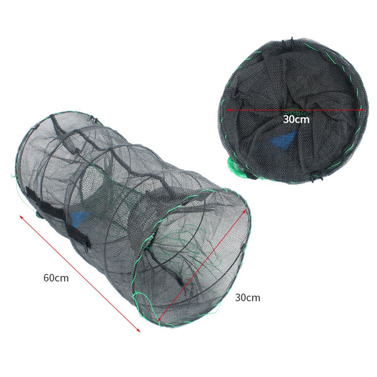 Spring Cage Fishing Net Automatic Folding Shrimp Cage Round Spring Fish Net, Special Mesh Large, Encrypted Mesh Large