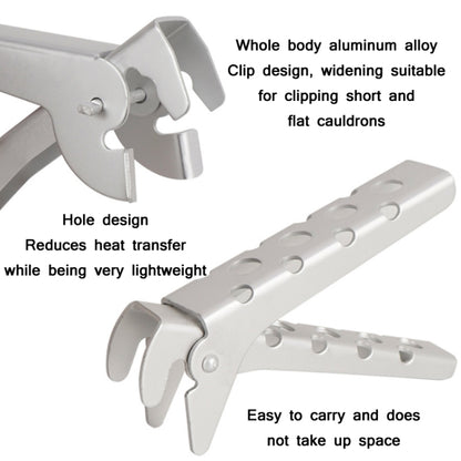 Outdoor Picnic Barbecue Aluminum Alloy Anti-scalding Pot Tongs