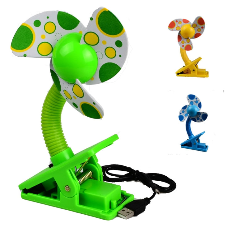 Mini Ventilateur Portable à Clip USB pour Poussette/Berceau, Bureau et Dortoir