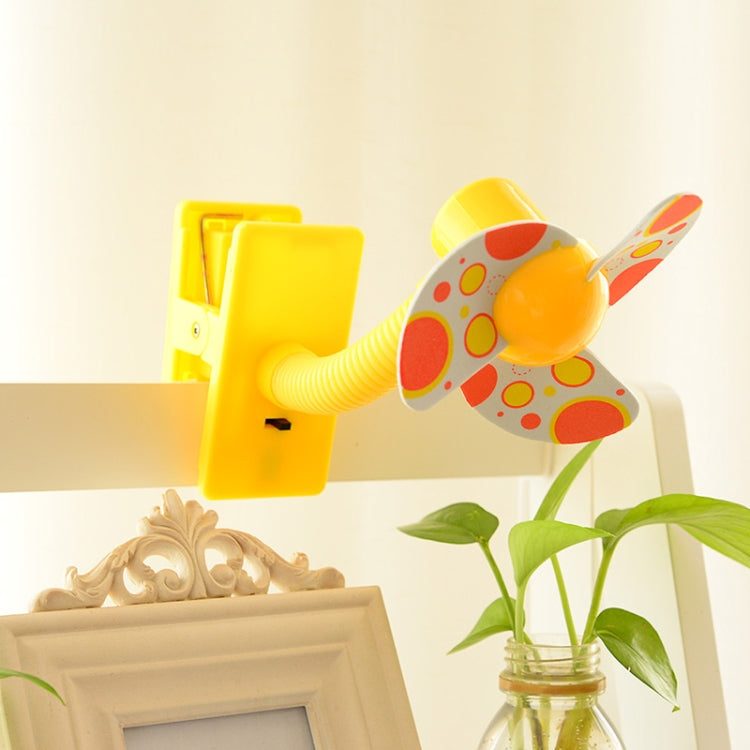Mini Ventilateur Portable à Clip USB pour Poussette/Berceau, Bureau et Dortoir