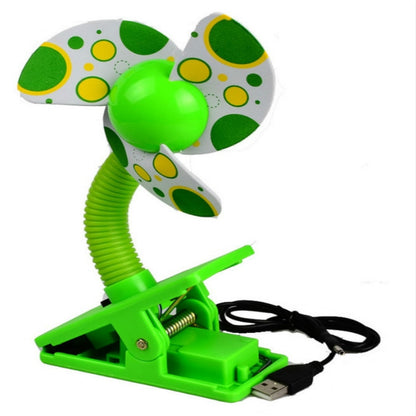 Mini Ventilateur Portable à Clip USB pour Poussette/Berceau, Bureau et Dortoir