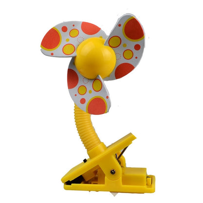 Mini Ventilateur Portable à Clip USB pour Poussette/Berceau, Bureau et Dortoir